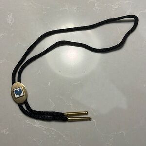 Vintage brass unisex adjustable  bolo with  chicken emblem